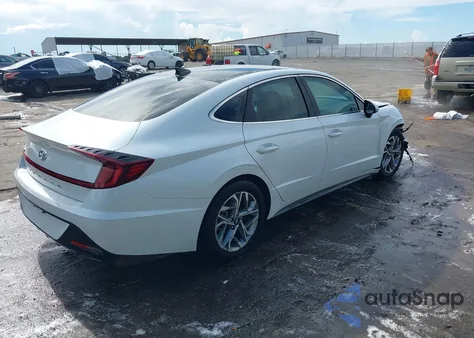 2021 Hyundai Sonata Sel z USA, uszkodzony, nr VIN 5NPEF4JA0MH123146